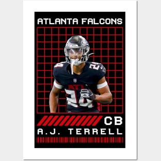 AJ TERRELL - CB - ATLANTA FALCONS Posters and Art